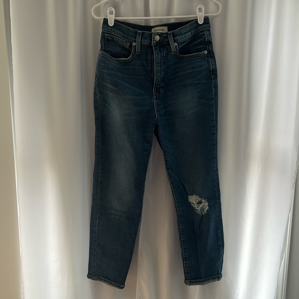 Madewell, The Momjean, size 27